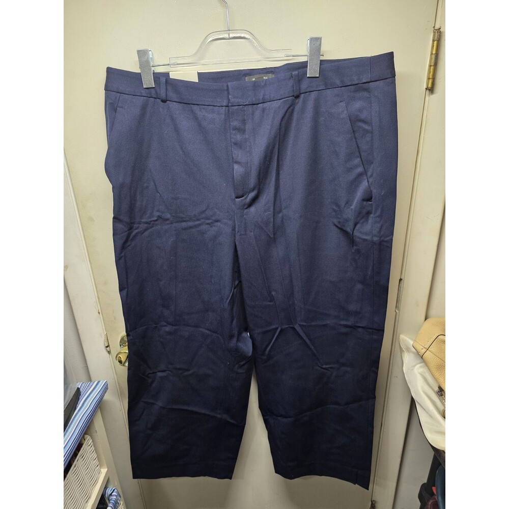 NWT Banana Republic Sloan Straight Navy Blue Ankle Pant Women's Size 20